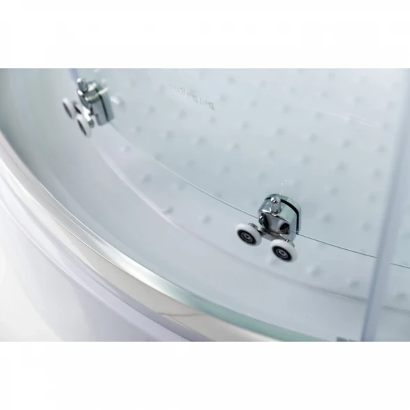 Душевая кабина 80x80x235 см BelBagno UNO-CAB-R-2-80-P-Cr-TOP текстурное стекло