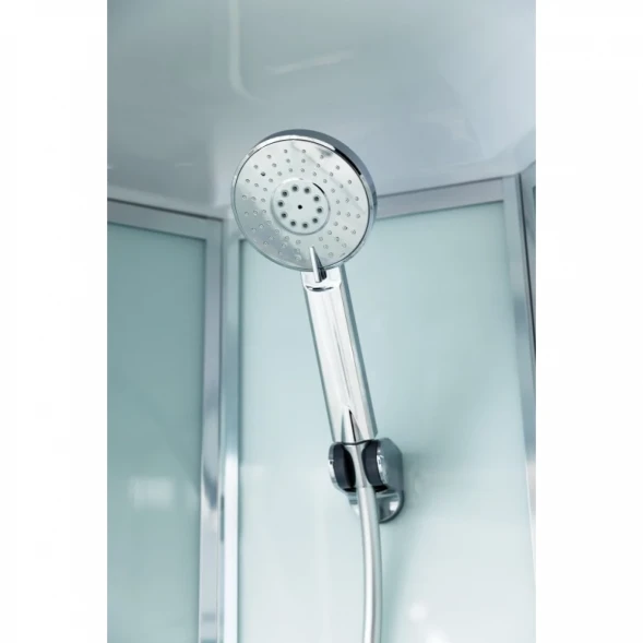 Душевая кабина 80x80x235 см BelBagno UNO-CAB-R-2-80-P-Cr-TOP текстурное стекло