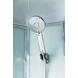 Душевая кабина 80x80x235 см BelBagno UNO-CAB-R-2-80-P-Cr-TOP текстурное стекло