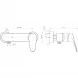 Смеситель для душа Wonzon &amp; Woghand Balance WW-054101-CR хром