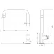 Смеситель для кухни Wonzon &amp; Woghand WW-L1006-BG золотой матовый