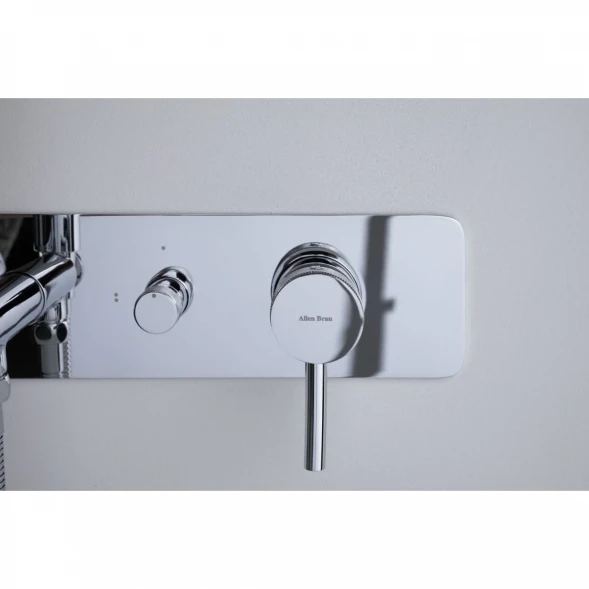 Смеситель для ванны Allen Brau Priority 5.31A05-00 встраиваемый, с душевым гарнитуром, хром