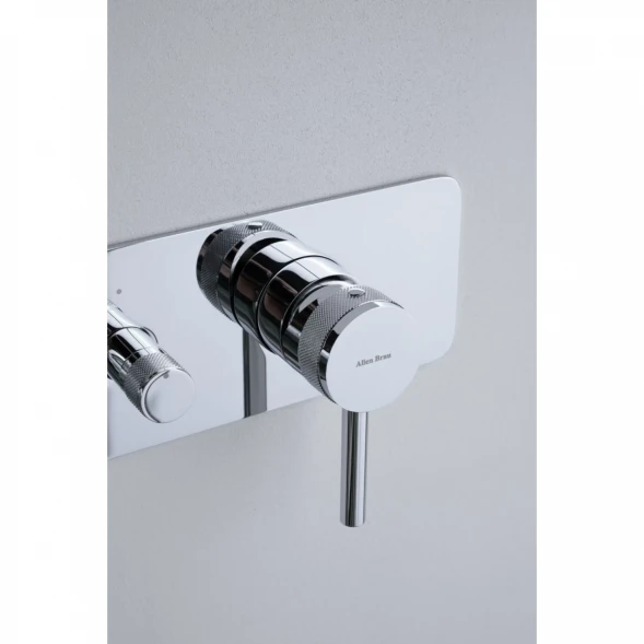 Смеситель для ванны Allen Brau Priority 5.31A05-00 встраиваемый, с душевым гарнитуром, хром