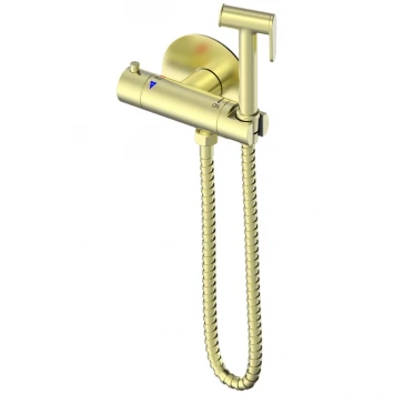 Гигиенический душ Wonzon &amp; Woghand WW-88819902-BG с термостатом, золотой матовый