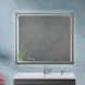 Зеркало Cezares Interni CZR-SPC-INT-1000-900-LED-TCH-WARM-TIT 100x90 см, с LED-подсветкой, сенсорным выключателем, антизапотеванием, титан