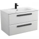 Тумба под раковину Cezares Eco ECO-CER-N-800-2C-SO-BO 80 см, подвесная, Bianco Opaco