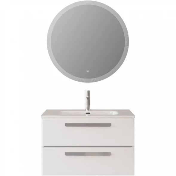 Тумба под раковину Cezares Eco ECO-CER-N-800-2C-SO-BO 80 см, подвесная, Bianco Opaco