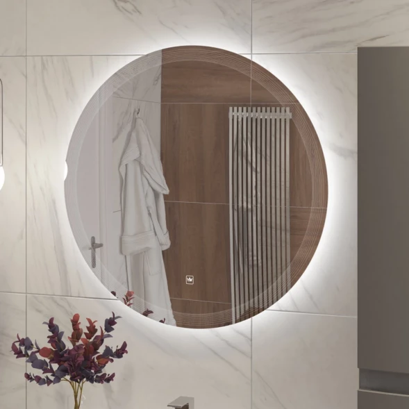Зеркало 70x70 см Cezares Eco CZR-SPC-ECO-700-LED-TCH