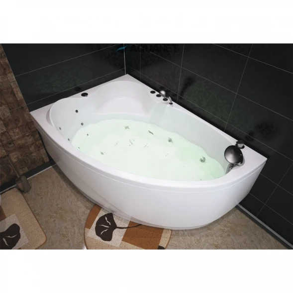 Акриловая ванна 149,8x100 см левая Aquanet Mayorca 00205403