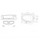 Акриловая ванна 170x110 см R Am.Pm Like W80A-170R110W-A