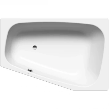 Ванна стальная Kaldewei Plaza Duo 192 237200013001 180x120 см L, угловая, с водоотталкивающим покрытием, альпийский белый