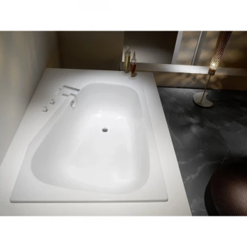 Ванна стальная Kaldewei Plaza Duo 192 237200013001 180x120 см L, угловая, с водоотталкивающим покрытием, альпийский белый