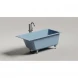Ванна из литьевого мрамора Salini S-Sense Cascata Kit 105012MF 150,3x70 см, покраска по RAL матовый полностью