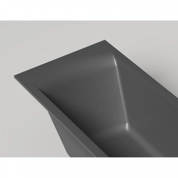 Ванна из литьевого мрамора Salini S-Sense Cascata Kit 105012MF 150,3x70 см, покраска по RAL матовый полностью