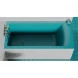 Ванна из литьевого мрамора Salini S-Sense Cascata Kit 105012MF 150,3x70 см, покраска по RAL матовый полностью