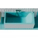 Ванна из литьевого мрамора Salini S-Sense Cascata Kit 105012MF 150,3x70 см, покраска по RAL матовый полностью