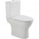 Унитаз напольный BelBagno Lounge BB045CPR/SC безободковый, без бачка, с сиденьем микролифт, белый