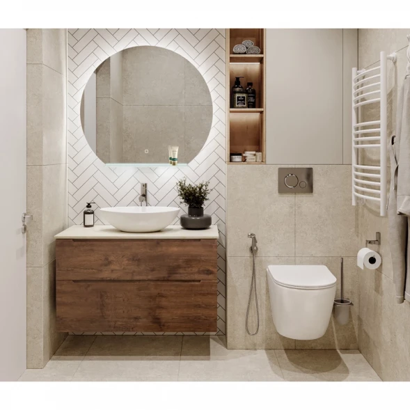 Тумба Rovere Moro 99,6 см BelBagno Etna ETNA-H60-1000-2C-SO-RW-P