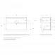 Тумба Rovere Moro 99,6 см BelBagno Etna ETNA-H60-1000-2C-SO-RW-P