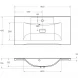Раковина 90x45 см BelBagno Marino BB900/450-LV-MR-PR