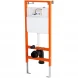 Инсталляция для унитаза BelBagno BB097SET.R.CR с кнопкой смыва, хром