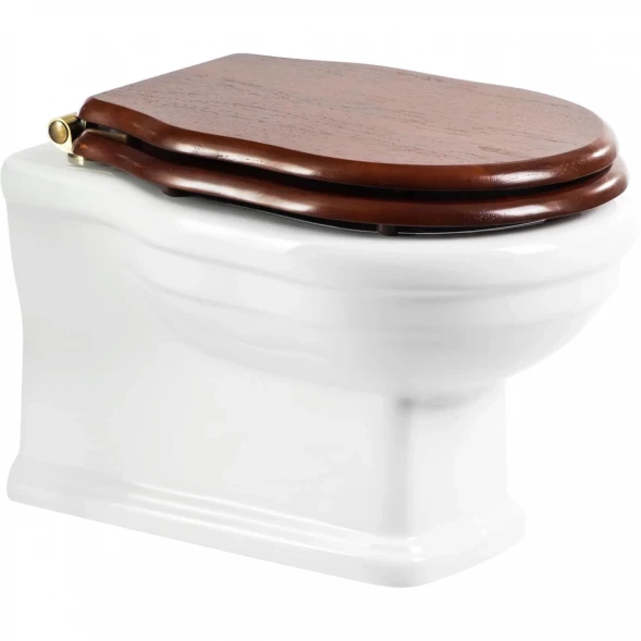 Унитаз подвесной BelBagno Boheme BB115CH безободковый, белый