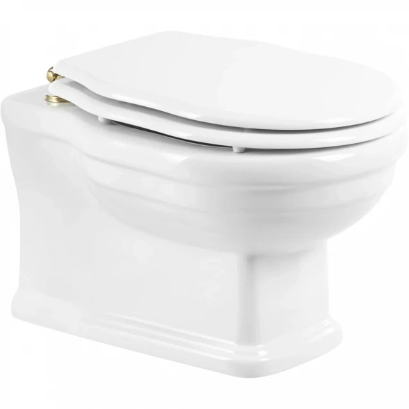 Унитаз подвесной BelBagno Boheme BB115CH безободковый, белый