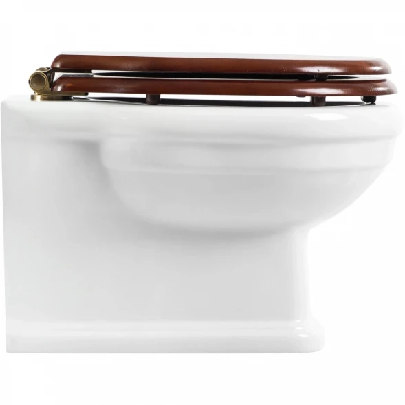 Унитаз подвесной BelBagno Boheme BB115CH безободковый, белый