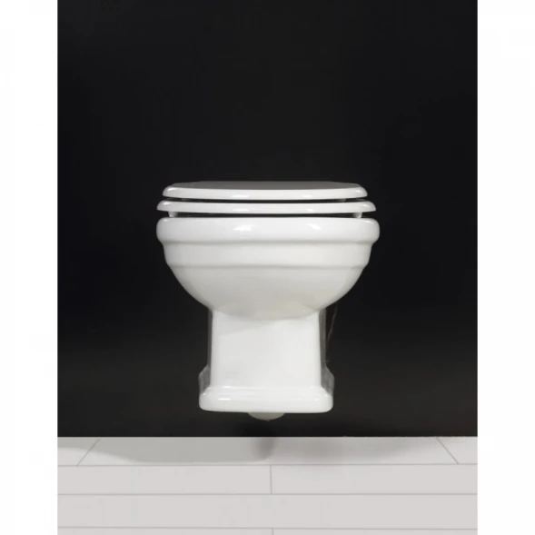 Унитаз подвесной BelBagno Boheme BB115CH безободковый, белый