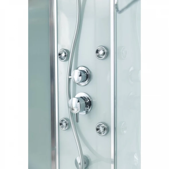 Душевая кабина 80x80x235 см BelBagno UNO-CAB-R-2-80-C-Cr-TOP прозрачное