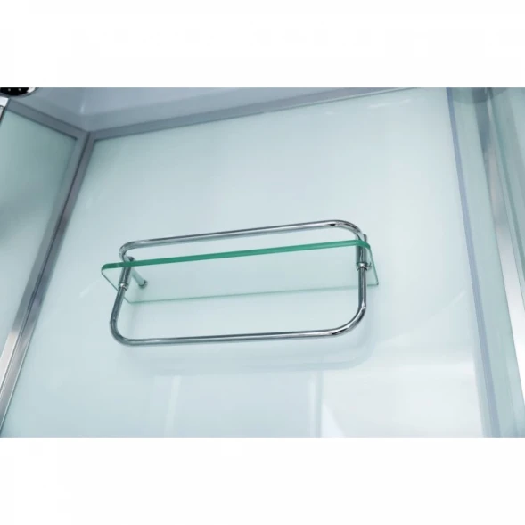 Душевая кабина 80x80x235 см BelBagno UNO-CAB-R-2-80-C-Cr-TOP прозрачное