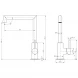 Смеситель для кухни Wonzon &amp; Woghand WW-L1005-MW белый матовый