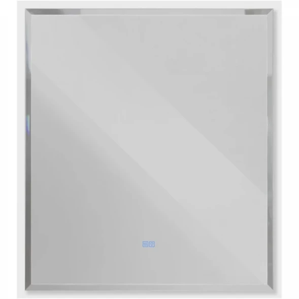 Зеркало Cezares Interni CZR-SPC-INT-800-900-LED-TCH-WARM-BL 80x90 см, с LED-подсветкой, сенсорным выключателем, антизапотеванием, белый глянец