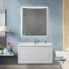 Зеркало Cezares Interni CZR-SPC-INT-800-900-LED-TCH-WARM-BL 80x90 см, с LED-подсветкой, сенсорным выключателем, антизапотеванием, белый глянец