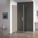 Душевой уголок 80-90x99,5 см Cezares SLIDER-AH-1-100-80/90-BR-Cr бронза