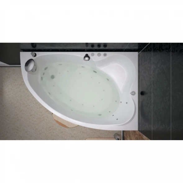 Акриловая ванна 149,8x100 см правая Aquanet Mayorca 00205438