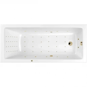 Акриловая ванна Whitecross Wave 0101.170075.100.NANO.GL 169,5x75 см, с гидромассажем, белый