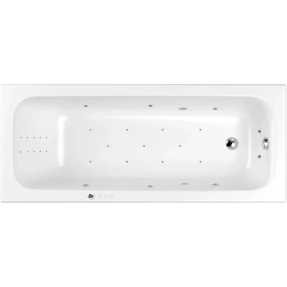 Акриловая ванна Whitecross Vibe 0105.180075.100.ULTRANANO.CR 179,5x75 см, с гидромассажем, белый