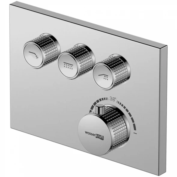 Термостат для ванны WasserKRAFT Dinkel 5858 Thermo встраиваемый, хром