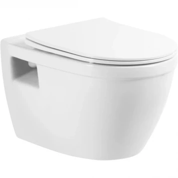 Комплект инсталляция с унитазом BelBagno Sfera BB070CHR/SC/BB002-80/BB014-SR-BIANCO с кнопкой смыва, белый + унитаз подвесной BelBagno Loto безободковый, с сиденьем микролифт, белый