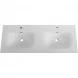 Раковина BelBagno Uno BB-8099-120-2 121x46 см, накладная, белый