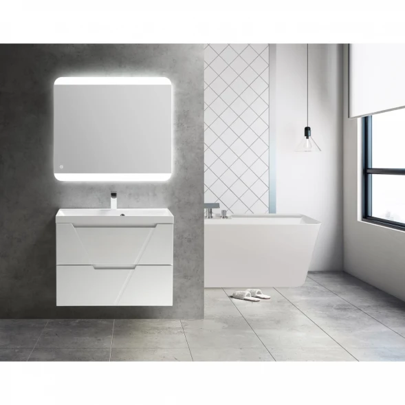 Тумба Bianco Lucido 69,6 см BelBagno Vittoria VITTORIA-700-2C-SO-BL-P