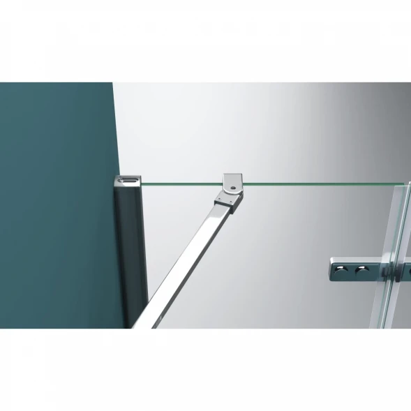 Душевая дверь 90 см BelBagno Kraft KRAFT-B-12-60/30-C-Cr-R прозрачное