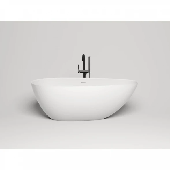 Ванна из литьевого мрамора Salini S-Sense Paola IN Classic 101612G 172x82 см, отдельностоящая, белый глянец