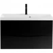Тумба Nero Lucido 79,6 см BelBagno Marino MARINO-800-2C-SO-NL-P