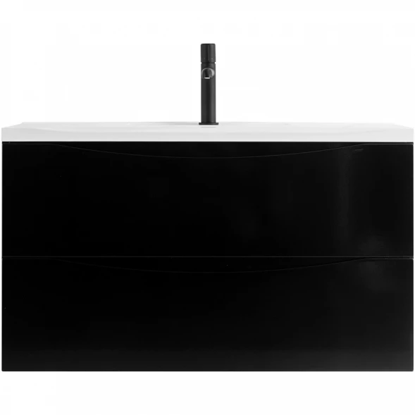 Тумба Nero Lucido 79,6 см BelBagno Marino MARINO-800-2C-SO-NL-P