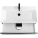 Тумба Nero Lucido 79,6 см BelBagno Marino MARINO-800-2C-SO-NL-P