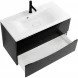 Тумба Nero Lucido 79,6 см BelBagno Marino MARINO-800-2C-SO-NL-P