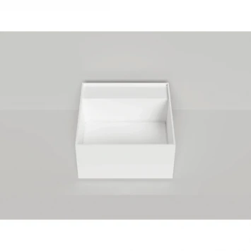 Раковина-чаша Salini S-Stone Armonia Square Top 02 130522TM 45x45 см, накладная, белый матовый