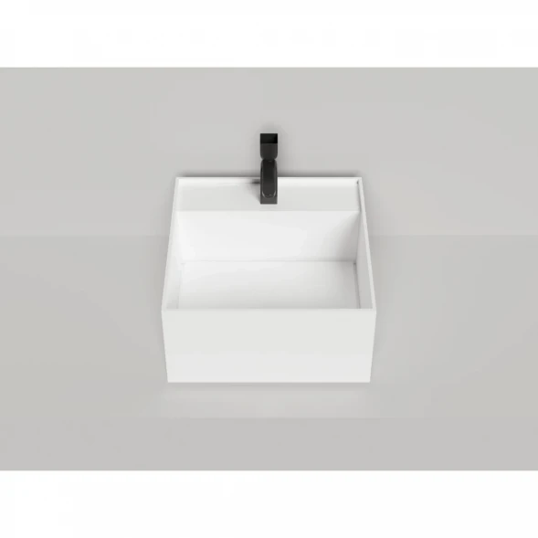 Раковина-чаша Salini S-Stone Armonia Square Top 02 130522TM 45x45 см, накладная, белый матовый